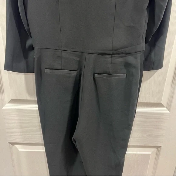 Banana Republic Women’s Tuxedo Jumpsuit Black Tailored One Piece Pant Suit 4 - Picture 11 of 11